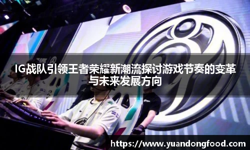IG战队引领王者荣耀新潮流探讨游戏节奏的变革与未来发展方向