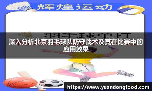 深入分析北京羽毛球队防守战术及其在比赛中的应用效果