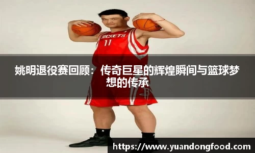 姚明退役赛回顾：传奇巨星的辉煌瞬间与篮球梦想的传承